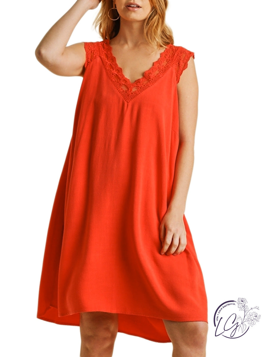 Curvy Beach Bound Dress with Pockets