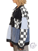 Oversized Multi Checkered Jacket By Pol