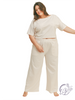 Curvy Beachfront Beauty Wide Leg Pants