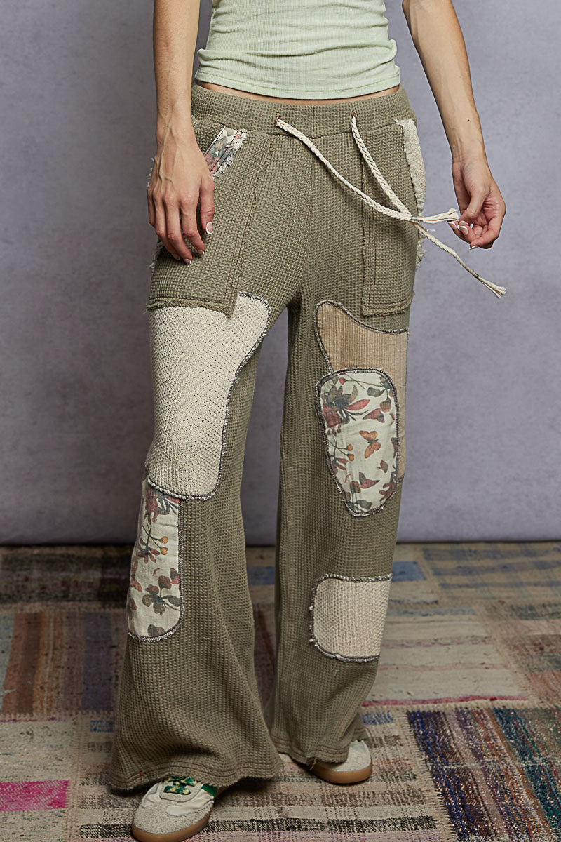 Rustic Patch Pants