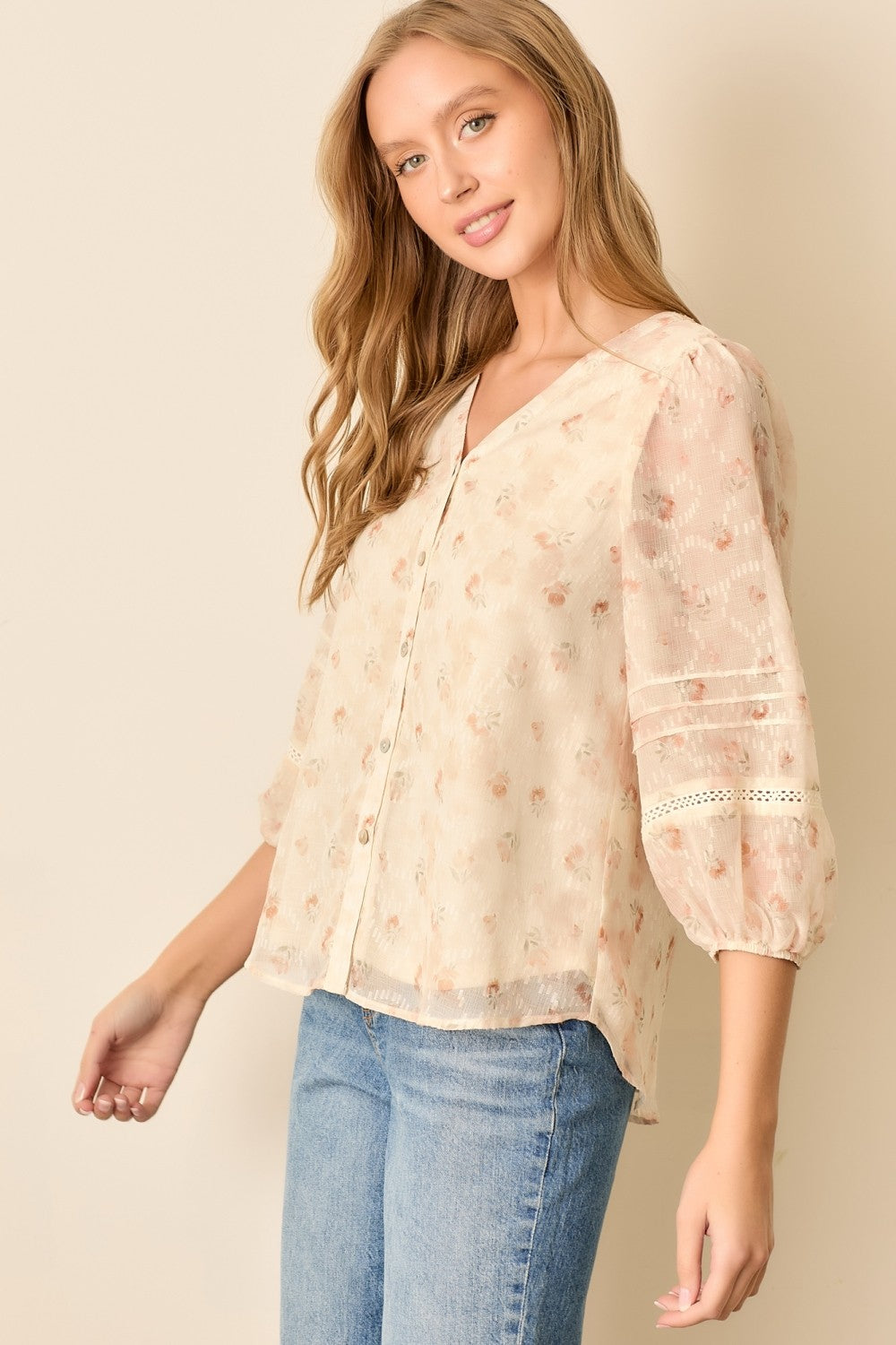 Sweet Peony Blouse