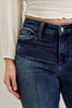 Mara High Rise Flare Destroy & Fray Hem by Judy Blue