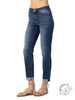 Barrett Cuffed Slim Jean By Judy Blue