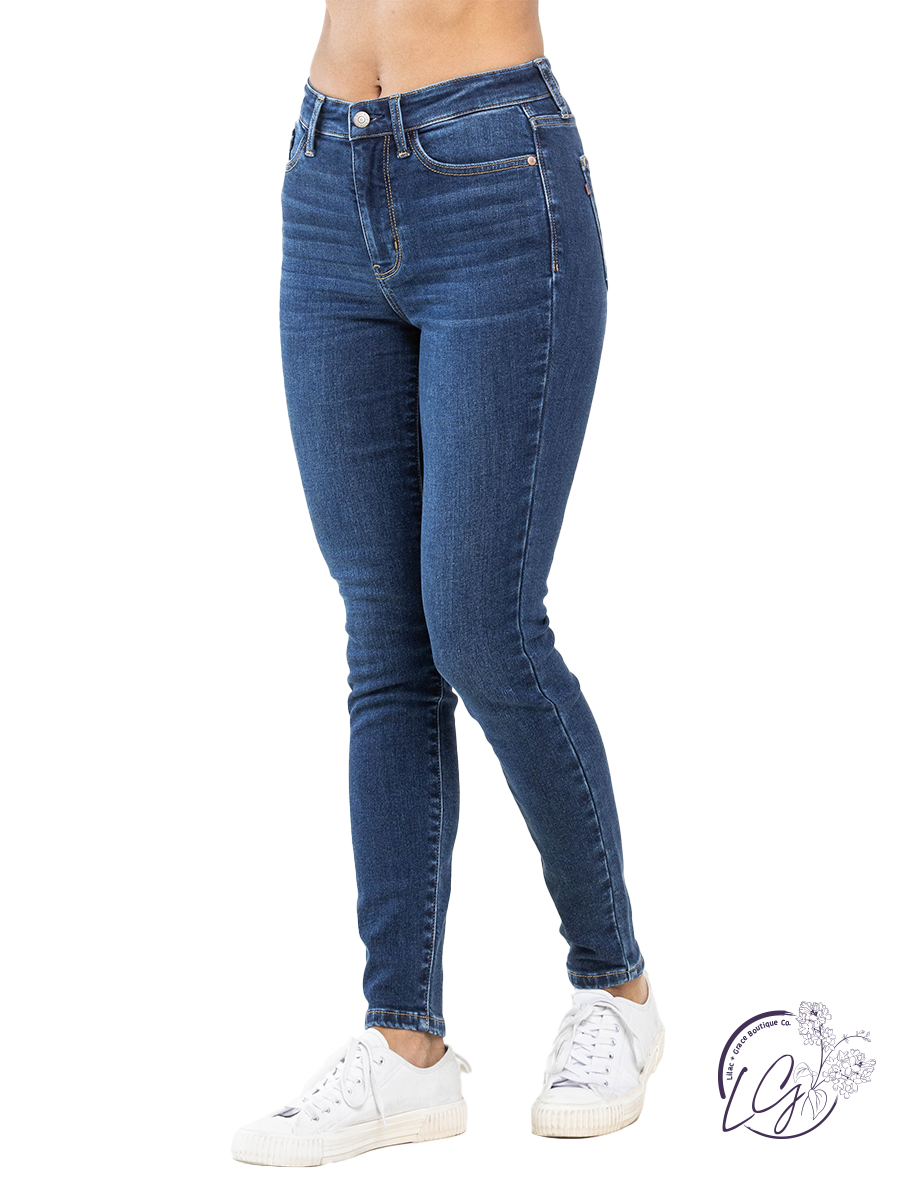 Quinsy High Waist Thermal Skinny  By Judy Blue