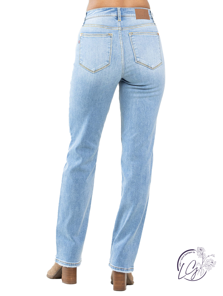 Colleen High Waist Straight Leg Jeans By Judy Blue