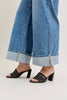 Greer Mid Rise Foldover Straight Non Distressed By Judy Blue