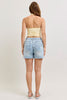 Baylor High Rise Foldover Shorts by Judy Blue