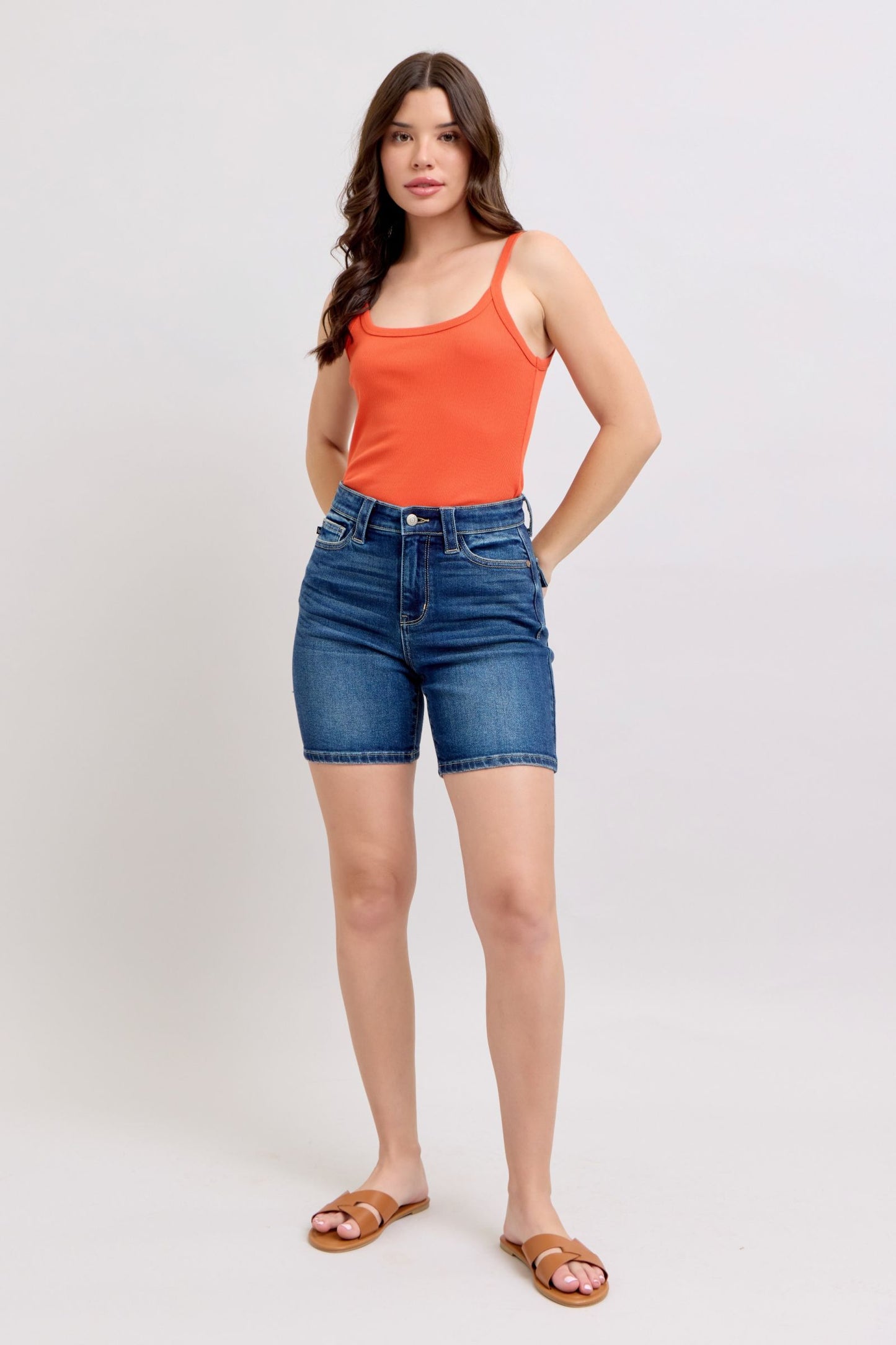 Mirelle High Rise Bermuda Short by Judy Blue