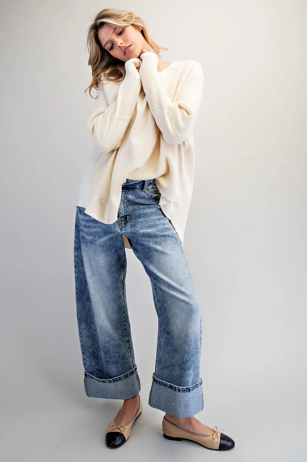 Coastal Breeze Waffle Top