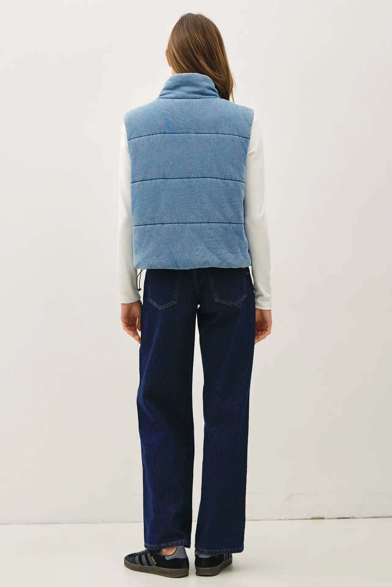 Washed Willow Puffer Vest