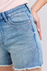Tinsley High RIse Pink Stitched Shorts by Judy Blue