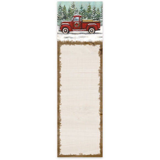 Red Truck List Pad