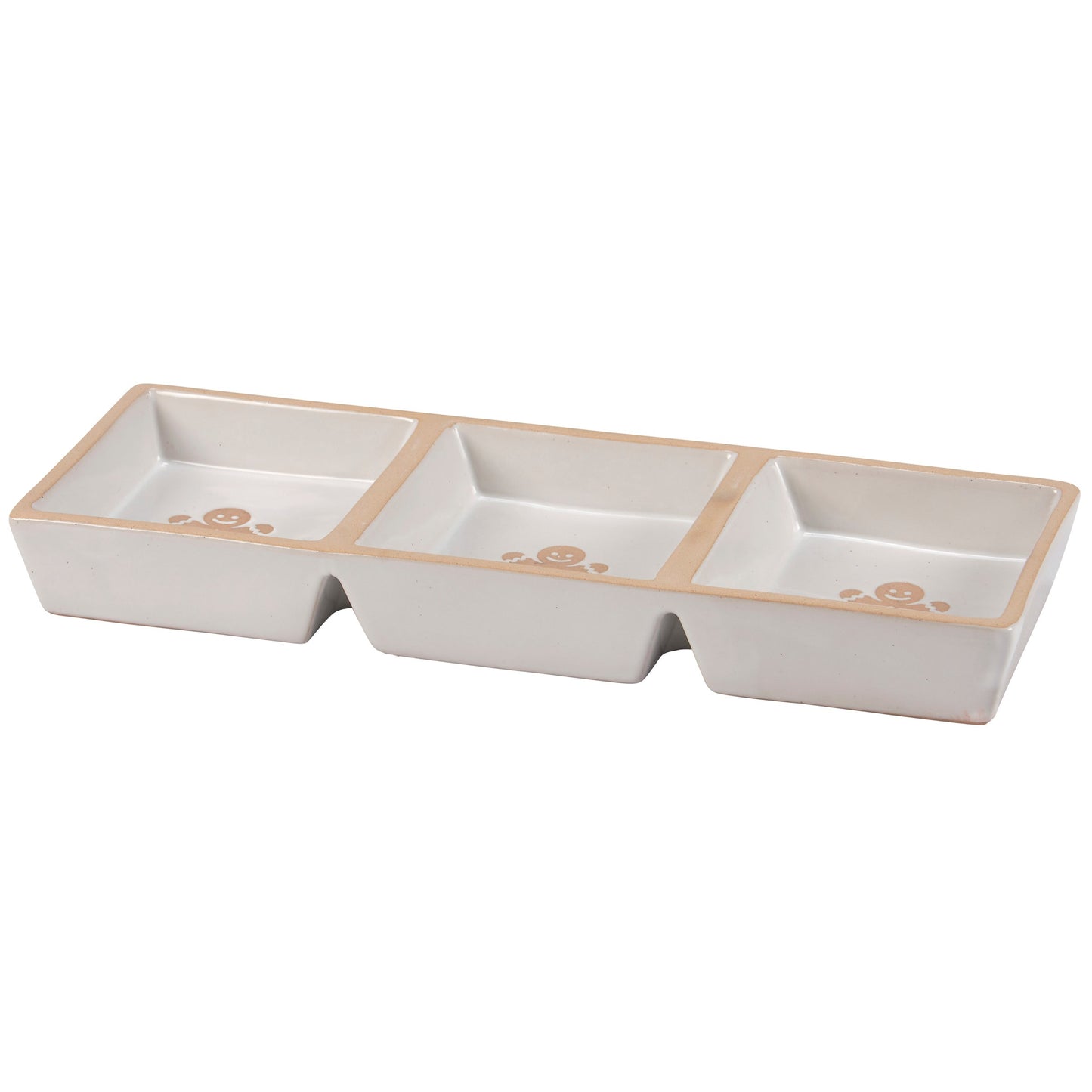 Gingerbread Man Tidbit Tray