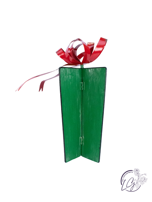 Red and Green Christmas Package