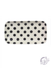 Stoneware Black & White Polka Dot Rectangular Trinket/Tray