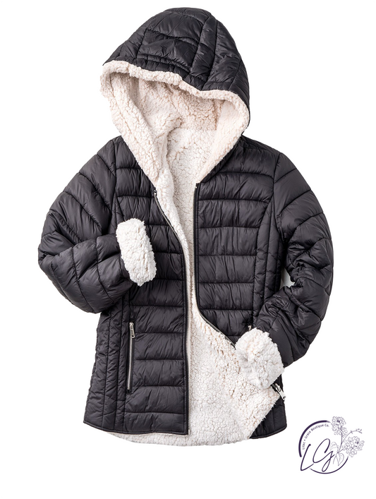 We Can Run Away Puffer Jacket