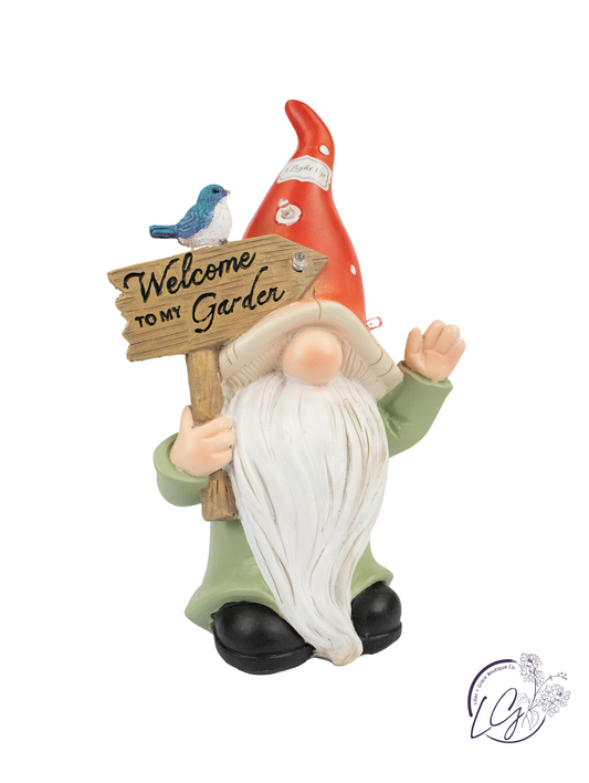 Resin Garden Gnome Solar Light