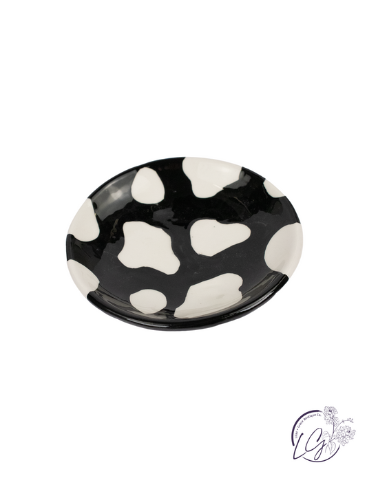 Ceramic Cow Trinket Dish