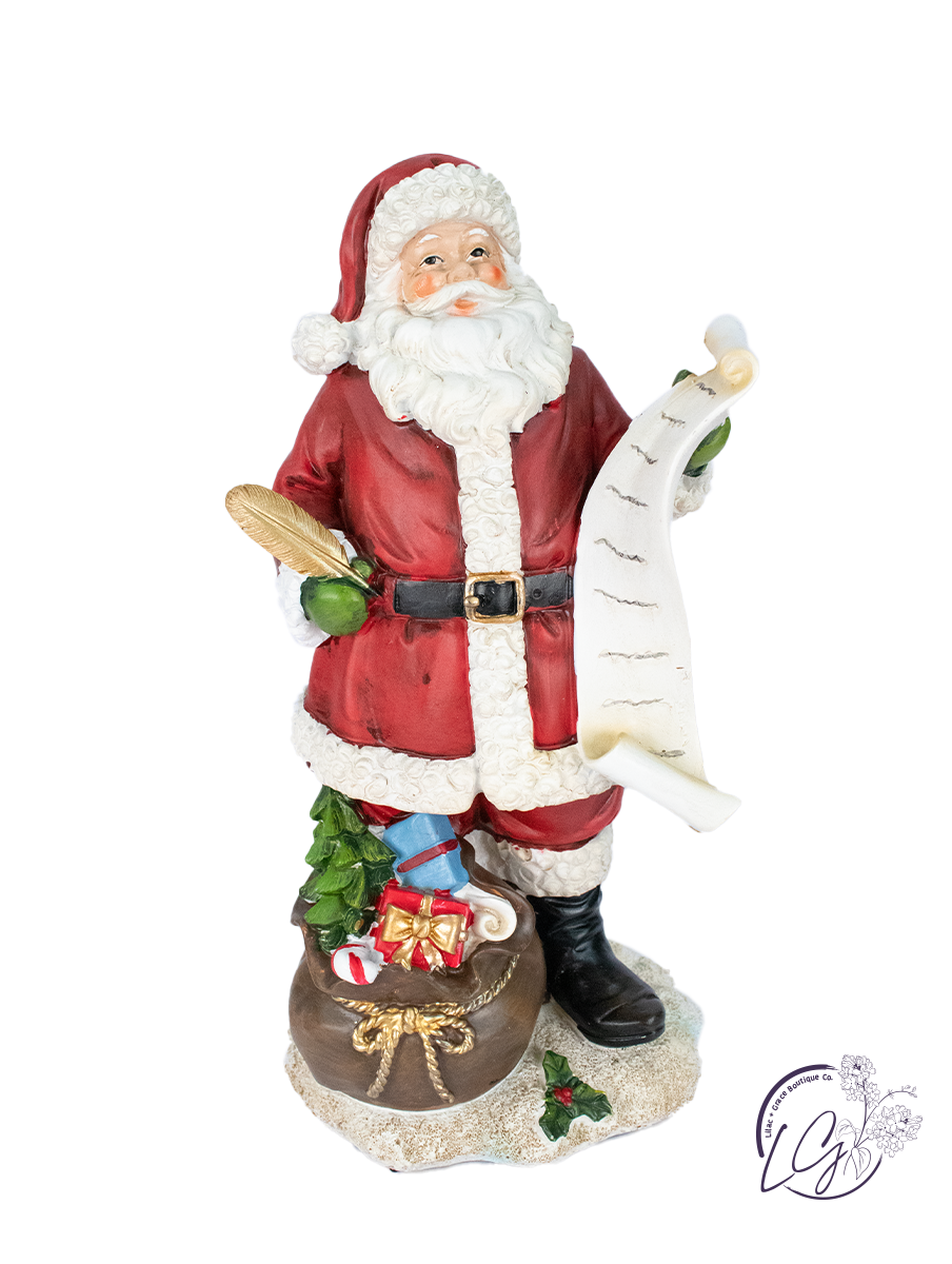 Santa List Resin Tabletop