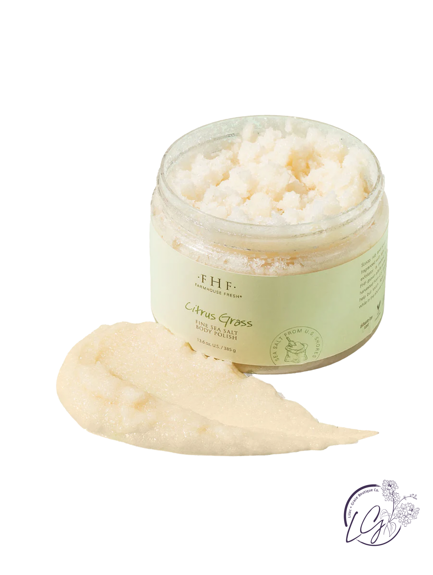 Citrus Grass Fine Sea Salt Body Polish