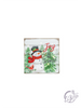 Joy Merry Snowman Light Up Wooden Sign