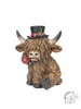 Xmas Highland Cow Tabletop