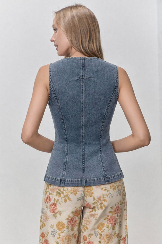 Denim Darling Top