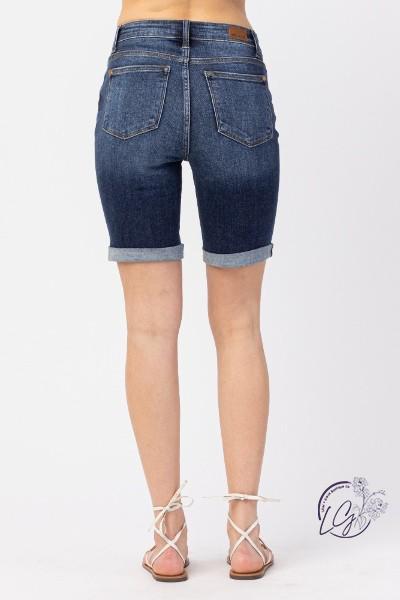 Faye High-Rise Bermuda Shorts by Judy Blue