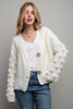 Curvy Sweet 3D Knit Cardigan