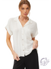 Collared Short Sleeve Button Down