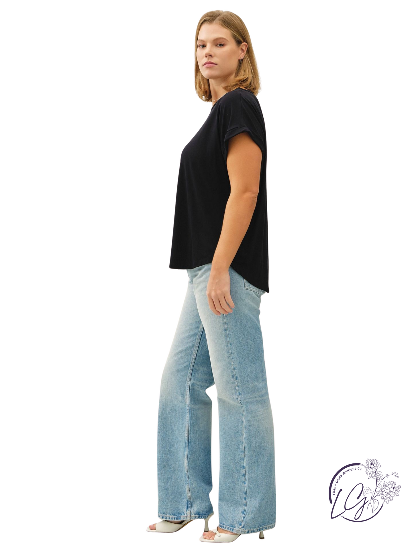 Curvy Vibe On Repeat T-Shirt