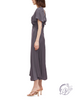 Shirred Elegance Maxi Dress