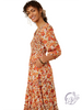 Warm Glance Floral Dress