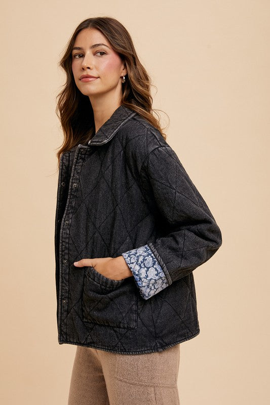 Ranch Road Quilted Denim Jacket