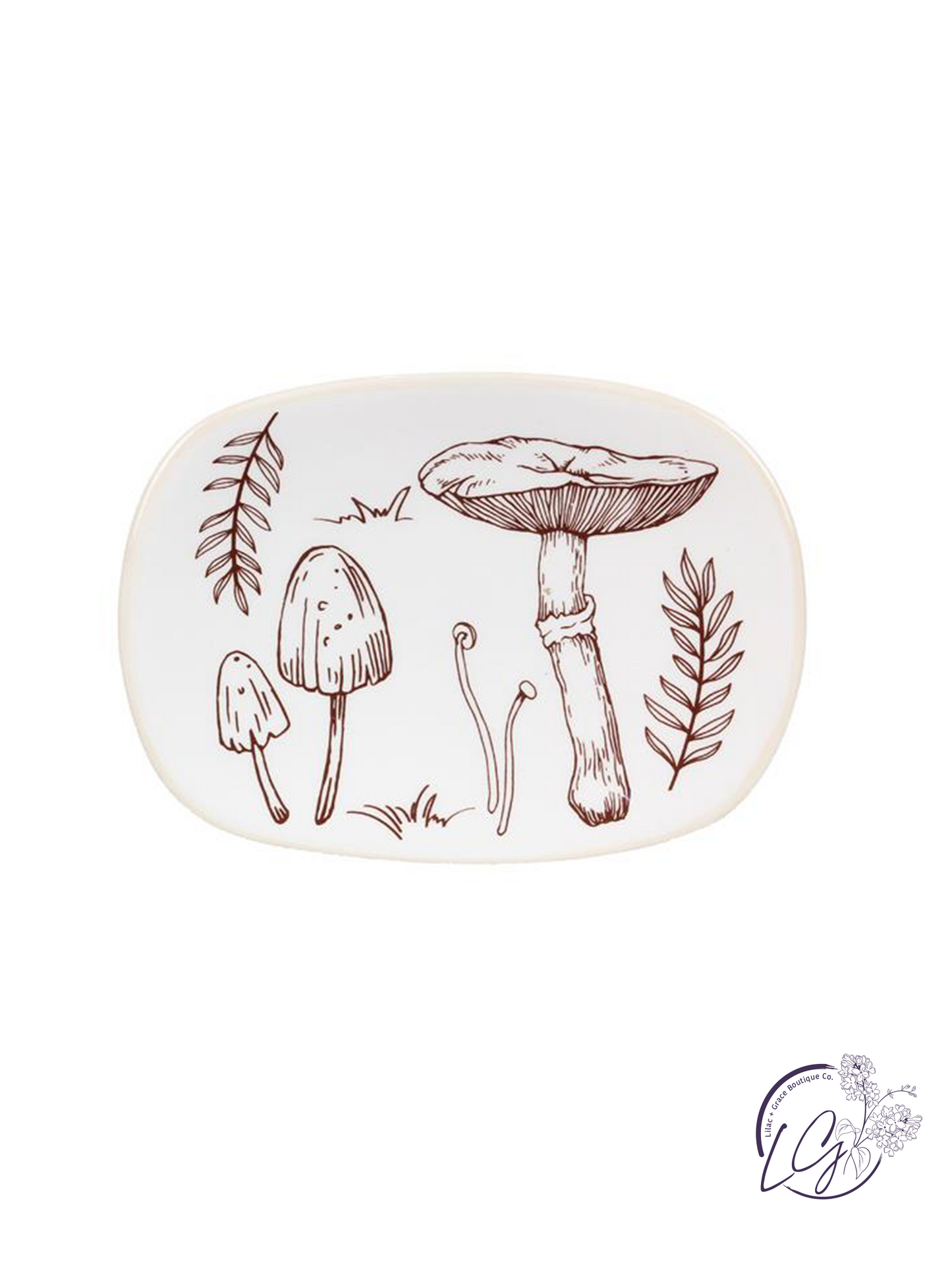 Ceramic Mushroom Trinket / Soap Dish