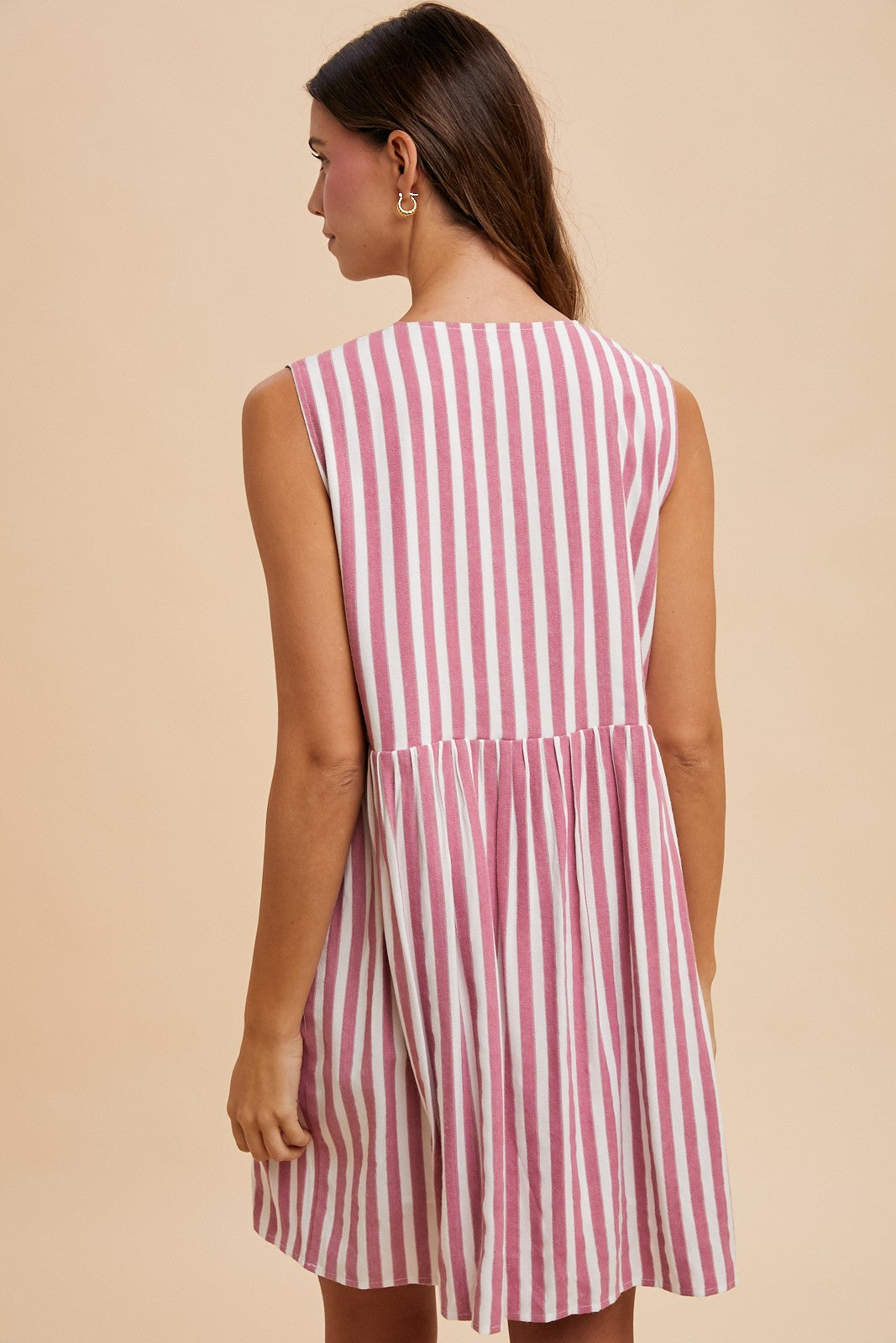Blue Skies Bow Front Dress