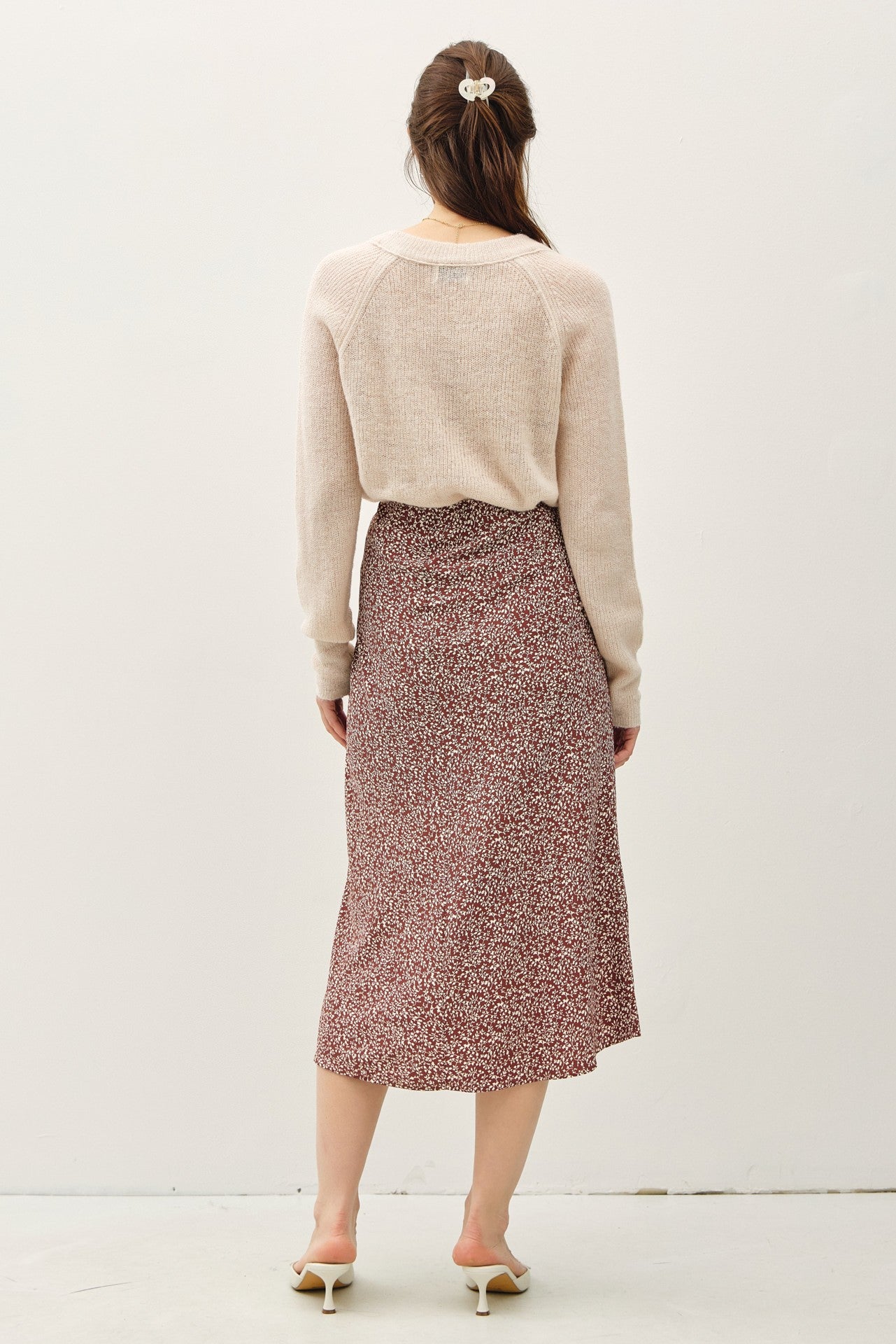 Efflorescing Comfort Midi Skirt