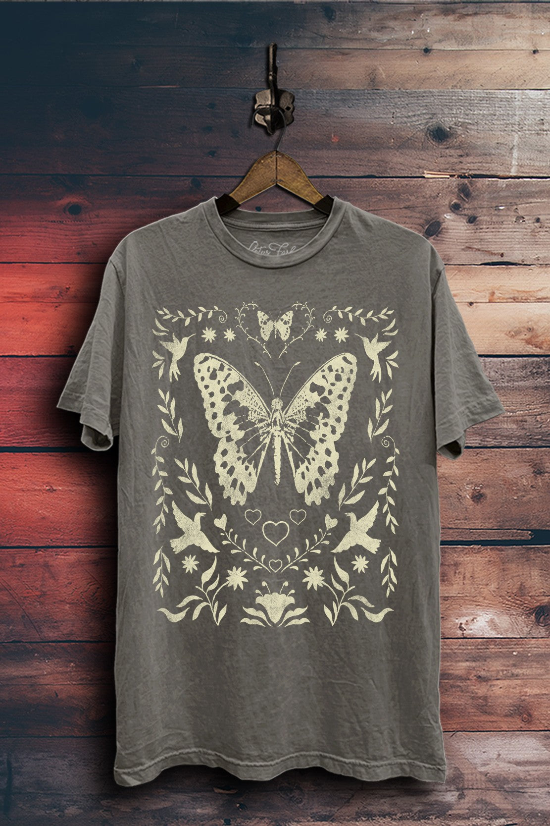 Butterfly Flowers Graphic Top