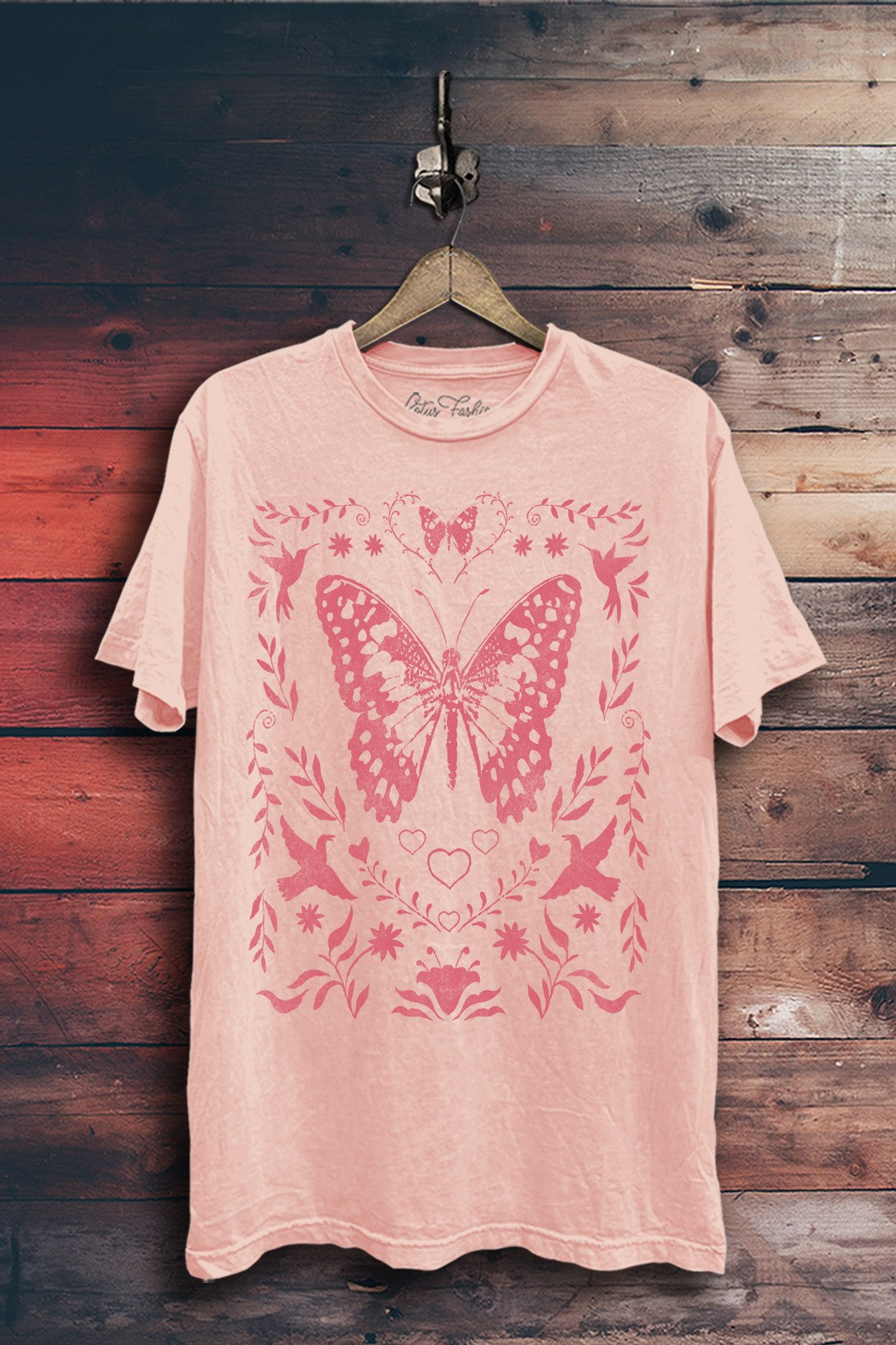 Butterfly Flowers Graphic Top