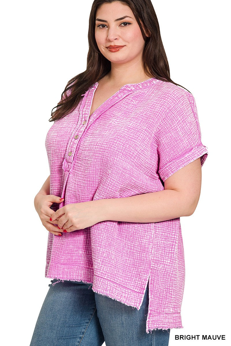 Curvy Evening Shadows Shirt