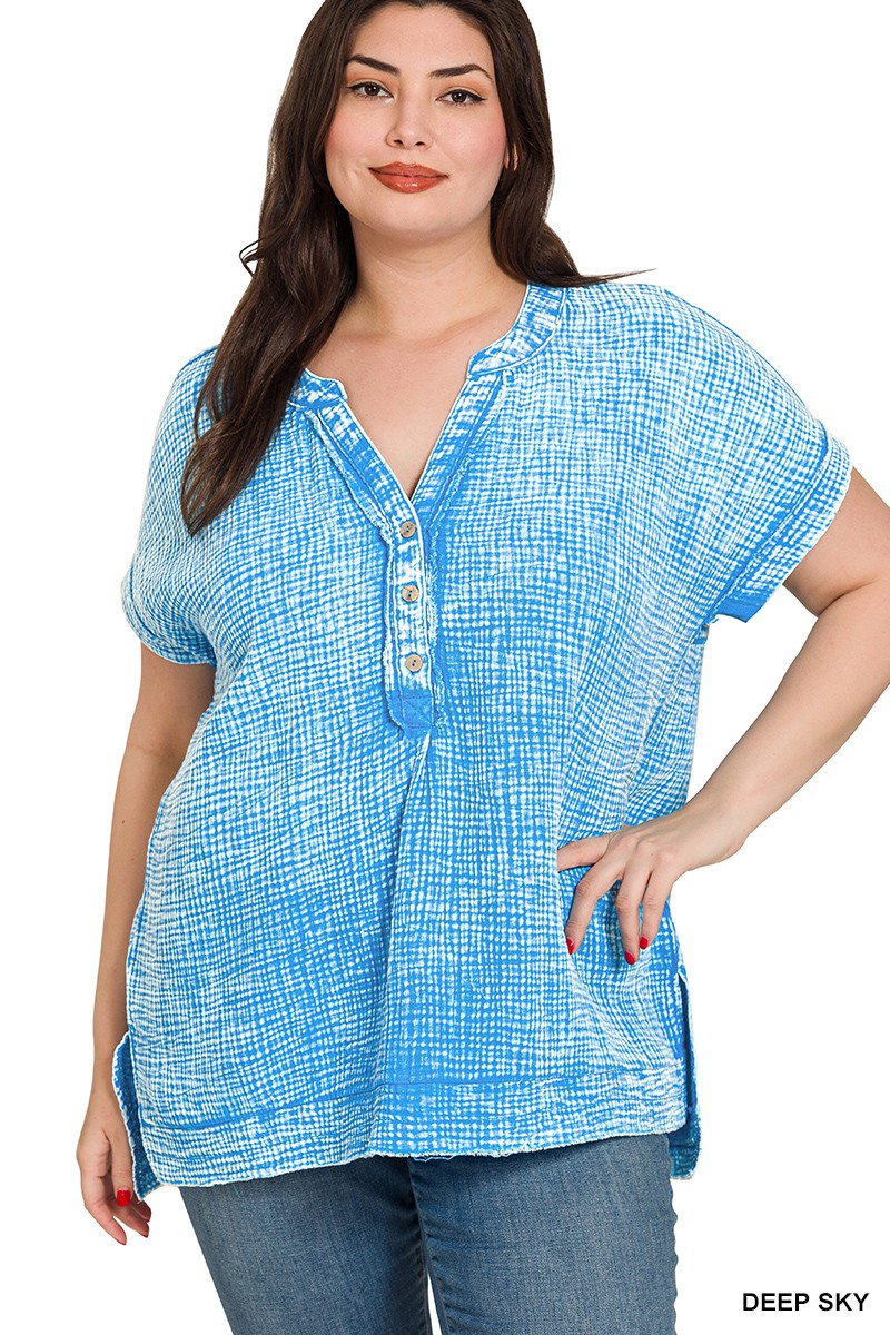 Curvy Evening Shadows Shirt