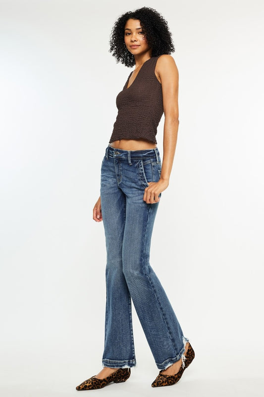 Ashley Mid Rise Boot Cut By Kan Can