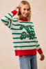 Merry & Bright Stripe Knit Top