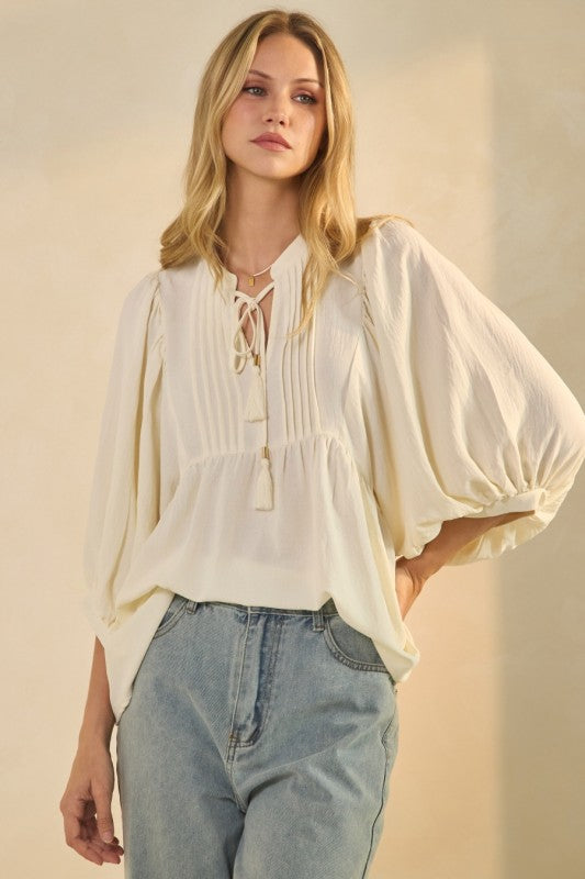 Timeless Tie Blouse