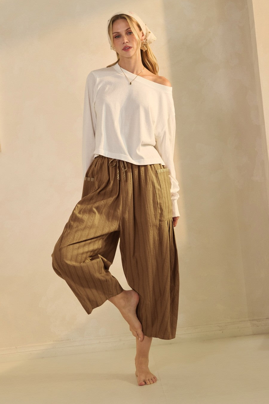 Driftwood Cropped Pants