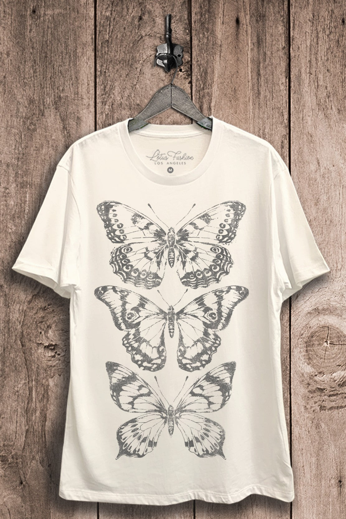 Curvy Butterflies Graphic Top