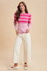 Sugar Stripe Ribbed Knit Top