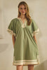 Sun Washed Border Dress