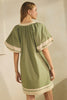 Sun Washed Border Dress