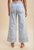 Harbor Line Cropped Flare Jeans
